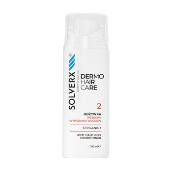 Solverx dermoHAIR, odżywka przeciw wypadaniu włosów, 150 ml