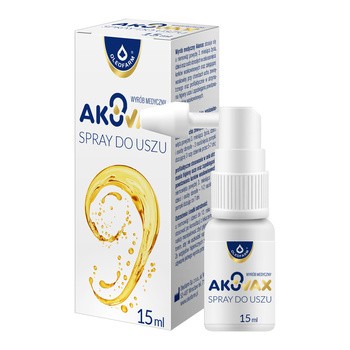 Akuvax, spray do uszu, 15 ml