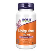 Now Foods Ubiquinol 100 mg, kapsułki,  60 szt.