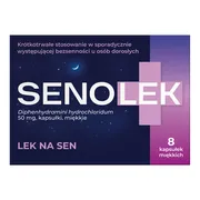 Senolek, 50 mg, kapsułki miękkie, 8 szt.