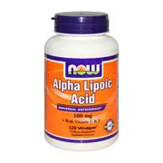 Now Foods Alpha Lipoic Acid z witaminą C i E 100 mg, kapsułki, 120 szt.