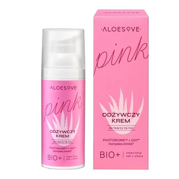 Aloesove Pink, krem odżywczy do twarzy na noc, 50 ml