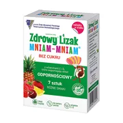 Zdrowy Lizak MniamMniam, mix smaków, lizaki, 7 szt.
