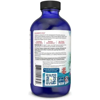 Nordic Naturals Children's DHA 530 mg Omega-3, płyn, smak truskawkowy, 237 ml