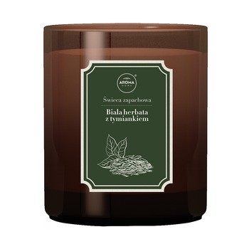 Aroma Home, Domowy Zielnik Biała Herbata & Tymianek, świeca, 160 g