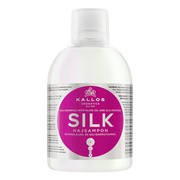 Kallos Kjmn, szampon wygładzający do włosów suchych, puszących się i łamliwych, Silk, 1000 ml