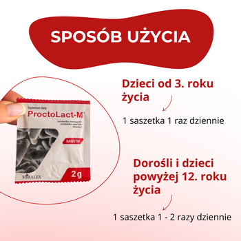 ProctoLact M, proszek w saszetkach, 10 szt.