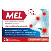 Mel, 7,5 mg, tabletki ulegające rozpadowi w jamie ustnej, 20 szt.