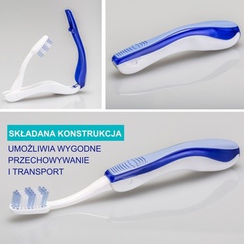 Elgydium Pocket, kieszonkowa szczoteczka do zębów, 1szt.