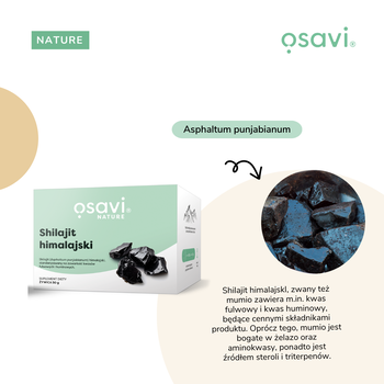 Osavi Shilajit Himalajski - żywica, proszek, 25 g