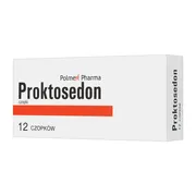 Proktosedon, czopki doodbytnicze, 12 szt.