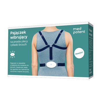 Pajączek wibrujący na proste plecy i płaski brzuch, rozmiar L, 1 szt.