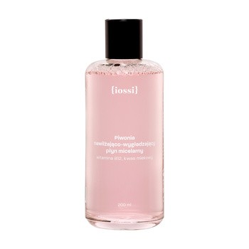 Iossi Piwonia, nawilżająco-wygładzający płyn micelarny, 200 ml