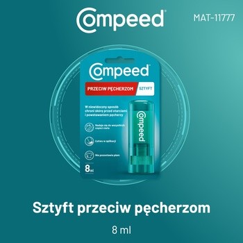 Compeed, sztyft przeciw pęcherzom, 8 ml
