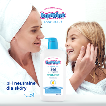 Bambino Rodzina, micelarny żel pod prysznic, 1000 ml