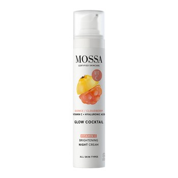 Mossa, rozjaśniająco-odżywczy krem na noc z witaminą C, 50 ml