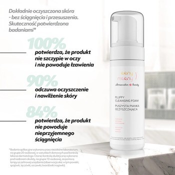 Eeny Meeny Ultrasensitive+Beauty, puszysta pianka oczyszczająca, 150 ml
