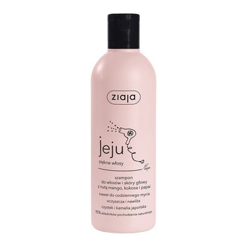 Ziaja jeju piękne włosy, szampon do włosów i skóry głowy, 300 ml