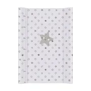 Ceba Baby, przewijak twardy krótki, Comfort Gwiazdki szare, 50x70, 1 szt.