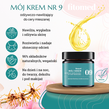 Fitomed Mój krem Nr 9, odżywczo-nawilżający krem do cery mieszanej, 55 g