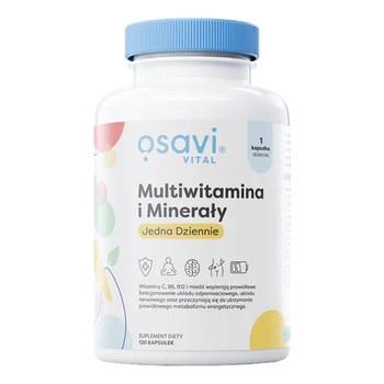 Osavi Multiwitamina i Minerały Jedna Dziennie, kaps.,120 szt