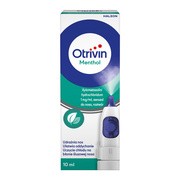 Otrivin Menthol, 1 mg/ml, aerozol do nosa, 10 ml