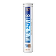 Triggy Magnez + Vit B, tabletki musujące, smak czarna porzeczka, 20 szt.
