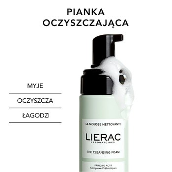 Lierac, pianka oczyszczająca do twarzy, 150 ml