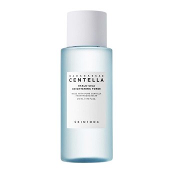 Skin1004 Hyalu-Cica Brightening Toner, łagodnie złuszczający tonik nawilżający, 210 ml