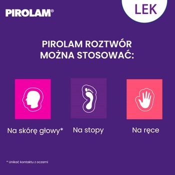 Pirolam, 10 mg/ml, roztwór na skórę, 30 ml