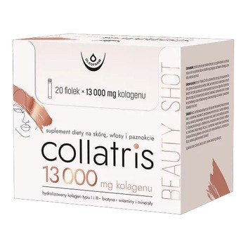 Collatris Beauty Shot 13 0000, fiolki z płynem, smak porzeczkowy, 20 szt.