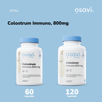 Osavi Colostrum Immuno 800 mg, kapsułki twarde, 120 szt.