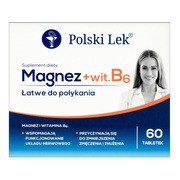 Polski Lek Magnez + Vit.B6, tabletki, 60 szt.