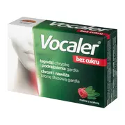 Vocaler bez cukru, pastylki do ssania, 12 szt.