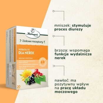 Herbapol Kraków, Herbatka fix, Dla nerek, 2 g x 20 szt.