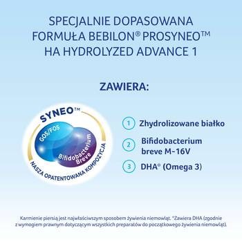 Bebilon Prosyneo HA 1, mleko początkowe dla niemowląt od urodzenia, 400 g