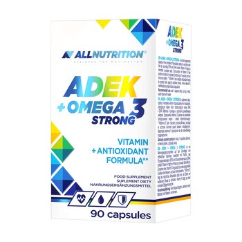 Allnutrition ADEK + Omega 3 Strong, kapsułki, 90 szt.