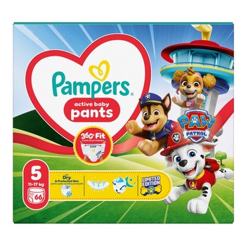 Pampers Pants 5 (12-17 kg) Paw Patrol, pieluchomajtki, 66 szt.