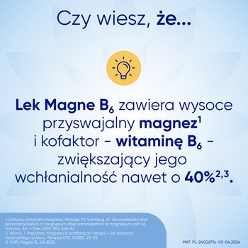 Magne B6, tabletki powlekane, 60 szt.