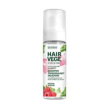 Sessio Hair Vege Cocktail, szampon w piance zwiększający objętość, 175 g