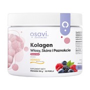 Osavi Kolagen Włosy, Skóra i Paznokcie, proszek, smak owoce leśne,150 g