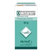 Daktarin, puder leczniczy, (20 mg/g), 20 g