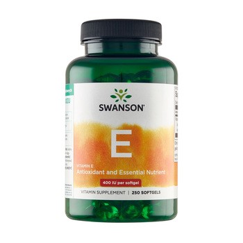 Swanson Witamina E 400IU, kapsułki żelowe, 250 szt.