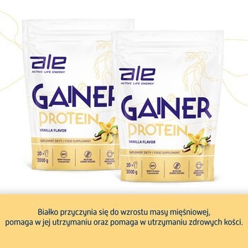 Zestaw 3 x ALE Gainer Protein Vanilla Flavor