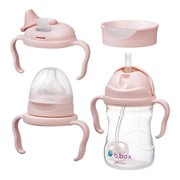 B.box, Zestaw Kubek 4w1 Blush, 240 ml, 1 szt.