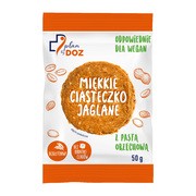 Plan by DOZ, Miękkie ciasteczko jaglane z pastą orzechową, 50 g
