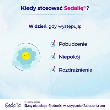 Sedalia na sen i niepokój, syrop, 200 ml