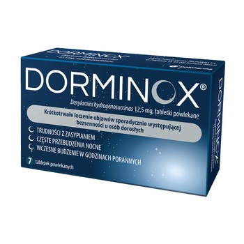 Dorminox, 12,5 mg, tabletki powlekane, 7 szt.