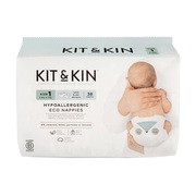 Kit & Kin, pieluszki 1 Mini (2-5 kg), Lomb/Owl, 38 szt.