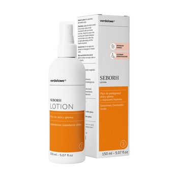 Seborh, płyn na łojotokowe zapalenie skóry głowy, 150 ml